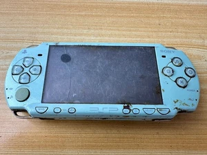 Sony Playstation PSP Pearl Ocean Blue Handheld System Console - Parts or Repair - Picture 1 of 5