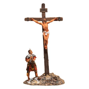 Soldado de juguete de lata pintado de la crucifixión de Jesús | recuerdo - Imagen 1 de 4