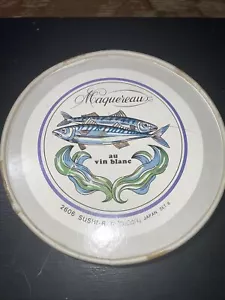 Toscany Sushi Plates Japan Porcelain French Seafood Set Of 6 - Picture 1 of 10
