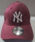 New Era 39THIRTY New York Yankees Baseball Cap League Essential Maroon(Red) L-XL