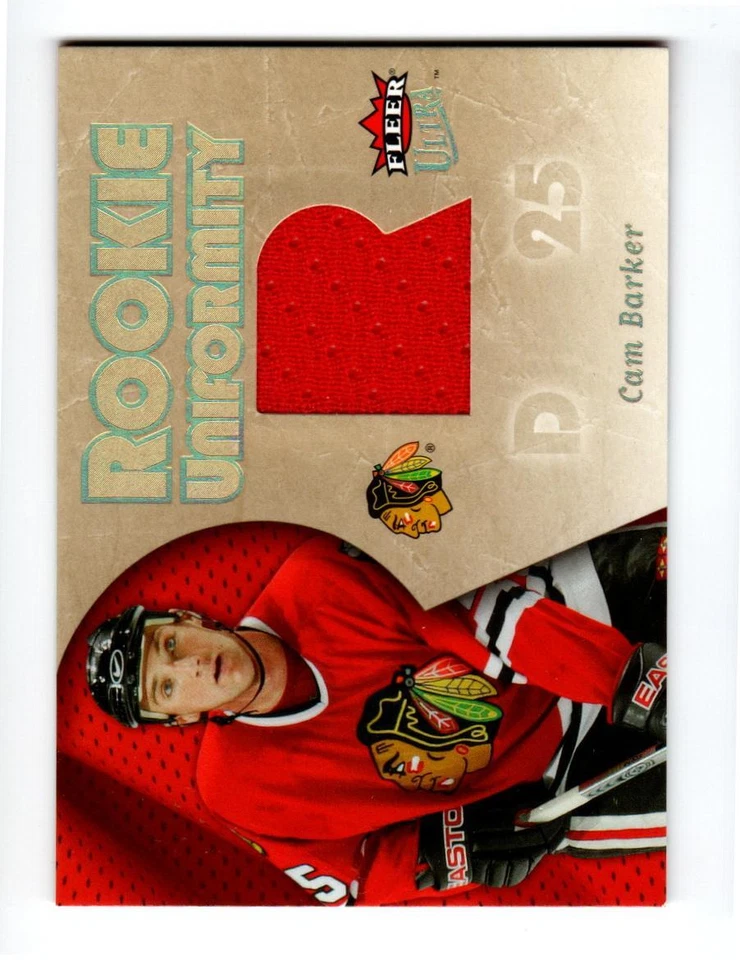 2005-06 Ultra Rookie Uniformity Jerseys #RUCB Cam Barker - Image 1 of 1