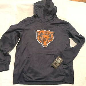Chicago Bears NIKE Hoodie Sweatshirt Size Youth XL Kids NFL Team New On Field 