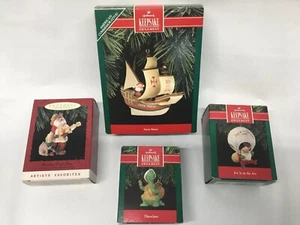Punze Lot 4 Ornamente 1990 bis 1993 Originalkartons und Verpackung - Bild 1 von 12