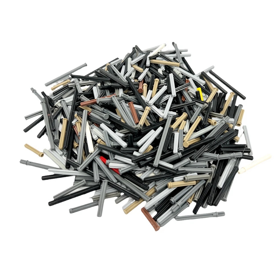 LEGO Technic - 40 Stück Achse Stopper 4 Noppen lang / Kurz Gemischt Formen Mix - Bild 1 von 1