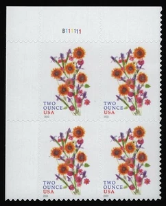 #5682 Celebration: Sunflowers, Plate Block [B111111 UL] **ANY 5=FREE SHIPPING** - Picture 1 of 1