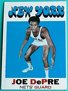 1971-72 TOPPS ABA TARJETA DE BALONCESTO #226 JOE DePERE NETS NUEVA YORK - EX - Imagen 1 de 1
