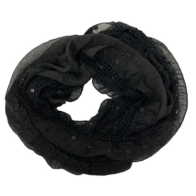 CEJON Women's scarf Loop Infinity Black  $35 - Image 1 of 4