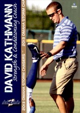 2013 Omaha Storm Chasers Brandt 31 David Kathmann Barry University Baseball Card