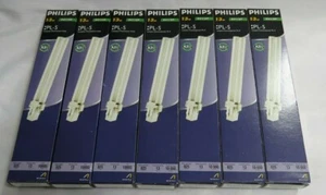 LOT OF 7 PHILIPS 146852 PL-S 13w ALTO COMPACT FLUORESCENT LAMP BULB TUBE 841/2P - Picture 1 of 3