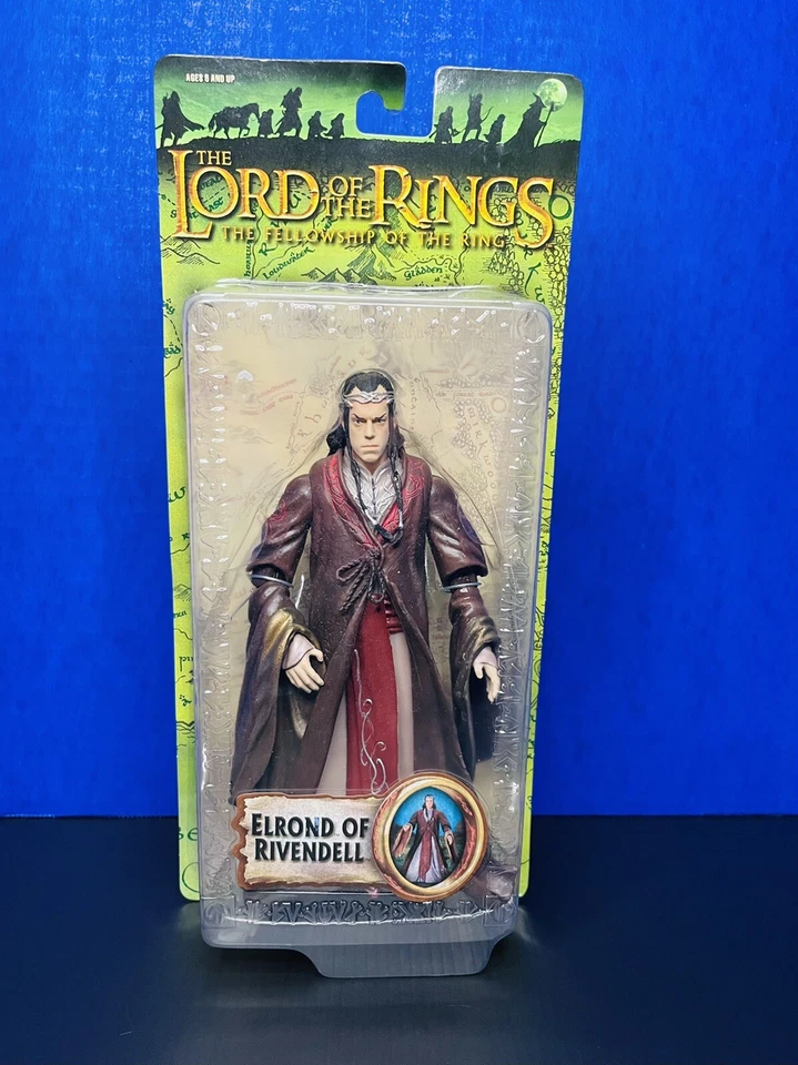 Lord of The Rings Action Figure Elrond of Rivendell Elf LOTR ToyBiz Fellowship