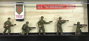 Miniaturas militares Pocket Force Segunda Guerra Mundial - 1ª Infantería de Estados Unidos - Imagen 1 de 2
