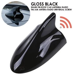For 2015-18 2019 Hyundai Sonata-Elantra Ebony Black Shark Fin Roof Antenna Cover - Bild 1 von 9