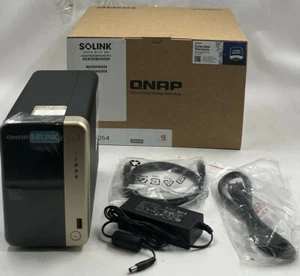 QNAP TS-264-8G-US 2 BAY HIGH-PERFORMANCE DESKTOP NAS 2 * 8TB HDD - Picture 1 of 6