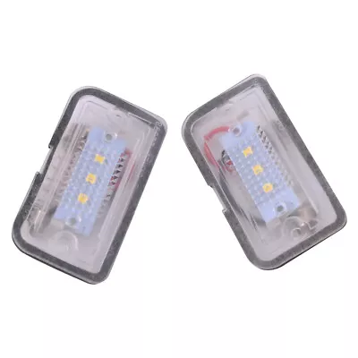 2X LED Number License Plate Light Fit For Mercedes Benz CLK280 CLK63 AMG - Image 1 of 3