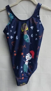 NWT Beachcombers Coastal Kids Size Medium(6-7) Mermaid Bathing Suit  - Picture 1 of 4
