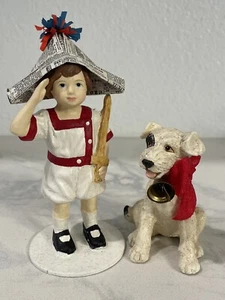 Bethany Lowe Saturday Evening Post 4th Of July Patriotic Boy & Dog-Retired - Picture 1 of 16