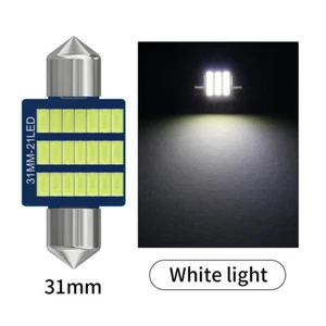 1~100X 31mm 3014 Canbus Super Bright White Led Car Interiors Festoon Light Bulbs - Imagen 1 de 10