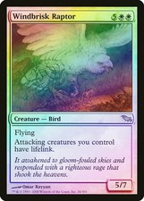 Windbrisk Raptor FOIL Shadowmoor NM White Rare MAGIC GATHERING CARD ABUGames