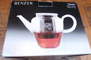 NUEVO EN CAJA Infusor VIDRIO BENZER Takashi TETERA 700ml 4 tazas - Imagen 1 de 3