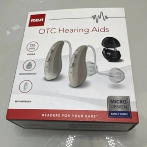 RCA Hearing Aid In-Ear Canal Design w/ Charging Case & Accessories - Picture 1 of 4