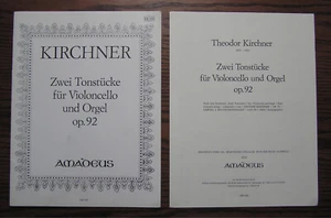 Theodor Kirchner - Two Pieces for Cello and Organ op. 92 - Imagen 1 de 4