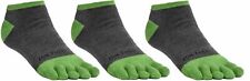 FUN TOES Men's Toe Socks Barefoot Running Socks Size 10-13 3 Pairs