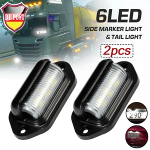 LED Kennzeichenleuchte Nummernschild Wagennummer Beleuchtung Rücklicht Universal - Picture 1 of 16