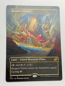RAUGRIN TRIOME LAND ESCAPARATE SIN BORDES IKORIA RARO AZUL ROJO BLANCO MTG ÚNICO - Imagen 1 de 2