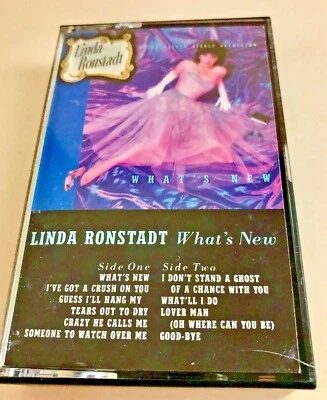 Linda Ronstadt What’s New Cassette Nelson Riddle Orchestra 1983 Elektra/Asylum - Image 1 of 4