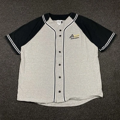 Vintage UCF Golden Knights Jersey Shirt Size Large Gray Black Y2K Button Up - Image 1 of 4