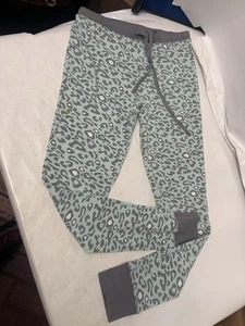 Sonoma Life Style Intimates Damen mittelblau/grau Leopardenhose - Bild 1 von 4