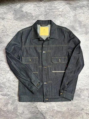 R.D.D. Chaqueta Denim Royal Denim Division Tipo 2 Ribete - L - Hecha en Italia Foto 1 de 4