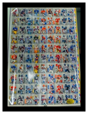 Skybox Primetime 1992 hoja sin cortar NFL 26x38 Foto 1 de 4