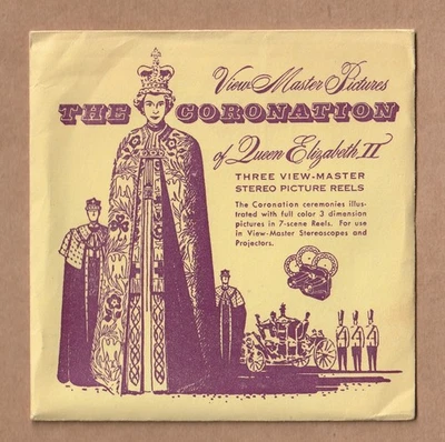Complete set of vintage View-Master reels The Coronation of Queen Elizabeth II - Image 1 of 2