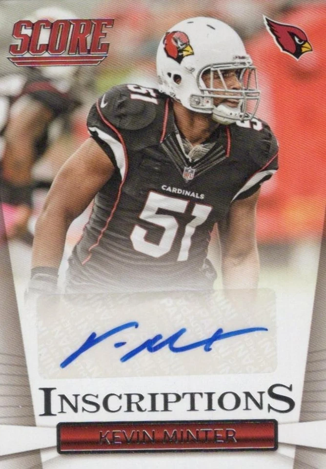 2014 Score Inscriptions #IKMI Kevin Minter Arizona Cardinals - Image 1 of 1