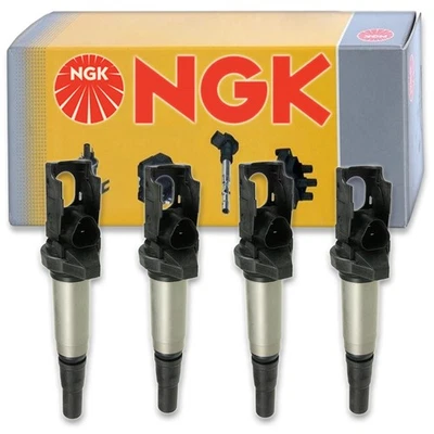 4 pcs NGK Ignition Coil for 2007-2015 Mini Cooper 1.6L L4 - Spark Plug Tune ed - Image 1 of 4