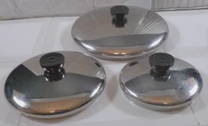 Revere Ware Pot / Pan Lids 5 1/2", 7", 9" - Lot of 3 - Used - Picture 1 of 8