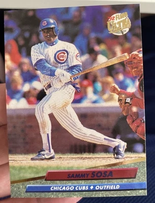 1992 Fleer Ultra Sammy Sosa #476 Chicago Cubs - Image 1 of 2