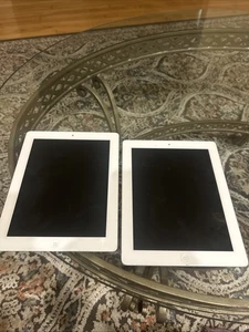 2 Piezas Apple iPad 2 16GB Solo Wi-Fi Modelo A1395 Blanco con Cable, Piezas O Reparación, - Imagen 1 de 5