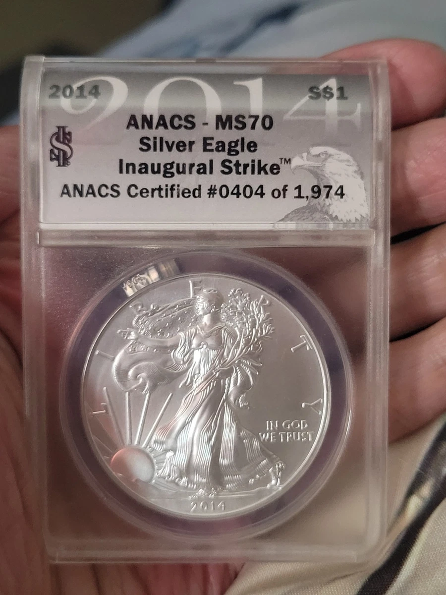 2014 ANACS MS 70 Graded Silver Bullion Coins for sale | eBay
