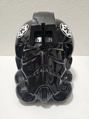Fantasia personalizada Star Wars Imperial TIE capacete piloto de caça 1:1  - Imagem 1 de 4