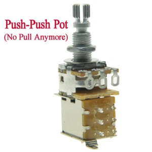 Potenciómetro de guitarra cónico lineal KAISH B250K Push Pot (sin tirar) - Imagen 1 de 8