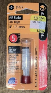 Techni-Edge 01-173 #17 Blades for #1 Light Duty Knife Pack of 5 - Picture 1 of 1