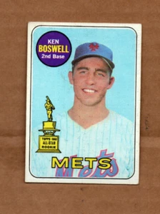 1969 Topps #402 Ken Boswell RC New York Mets - Foto 1 di 3