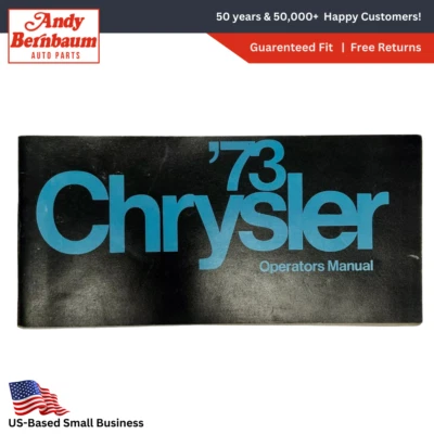 1973 Chrysler NEWPORT Propietarios Automobile Manual de Instrucciones Folleto - Imagen 1 de 4