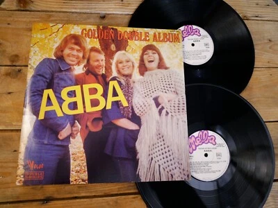 ABBA GOLDEN DOUBLE ALBUM LP 33T VINYLE EX COVER EX ORIGINAL 1976 GATEFOLD - Photo 1/4