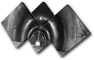 Architecture Underground MULTI CANVAS WALL ART Picture Print VA - Picture 1 of 1
