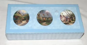 Juego de correspondencia Thomas Kinkade Flower Cottage NUEVO - Imagen 1 de 2