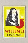 Matchbox label Cigarette Willem II Sigaren MN873