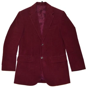 $ 498 NEUWERTIG Club Monaco Herren Blazer Cord Baumwolle burgunderrot weinrot rot 38 Small - Bild 1 von 4